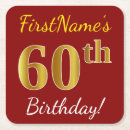 Search for 60th birthday coasters Sixty years old