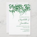 Search for rustic wedding reception invitations Greenery