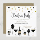 Search for champagne christmas invitations Modern