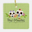 Search for mexican sugar skull christmas tree decorations Dia de los muertos