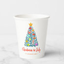 Search for coastal christmas napkins Christmas in july