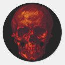 Search for red skull stickers Skeleton