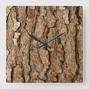 Search for pine wood clocks Bark
