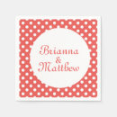 Search for polka dot napkins Red