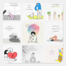 Search for yoga position stickers Positivity