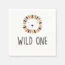 Search for lion napkins First birthday
