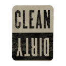 Search for simple rectangular magnets Clean dirty