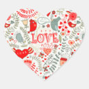 Search for floral valentine stickers White