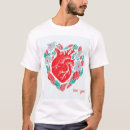 Search for anatomical heart tshirts Illustration