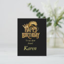Search for stylish birthday cards Black and gold