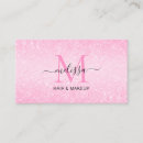 Search for pink glitter business cards Sparkle