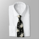 Search for black and white floral ties Groom
