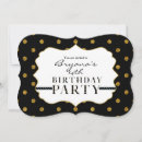 Search for black and gold foil invitations Party