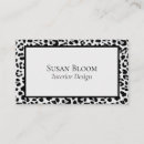 Search for leopard print business cards Minimalist