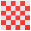 Search for red and white check fabric Chequered