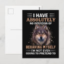 Search for wolf face postcards Animal