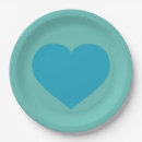 Search for turquoise plates Heart