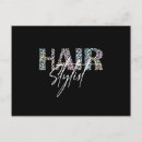 Search for stylistic postcards Hair