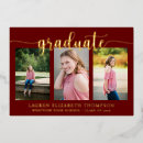 Search for maroon and gold graduation invitations High school