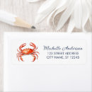 Search for beach crab return address labels Coastal