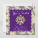 Search for purple bling invitations Flowers