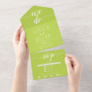Search for lime invitations Lime green and white