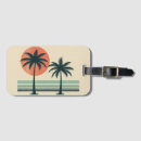 Search for palm tree luggage tags Vintage