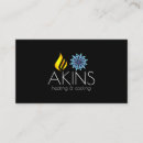 Search for heating and cooling business cards House