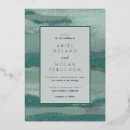 Search for green and silver wedding invitations For her