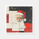 Search for vintage santa claus napkins Retro