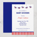 Search for aviation baby shower invitations Red