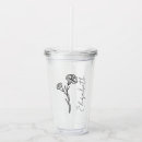 Search for birth flower drinkware Minimalist