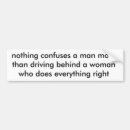 Search for mans bumper stickers Car