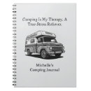 Search for camping notebooks Happy camper