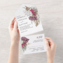 Search for tropical floral wedding invitations All in one
