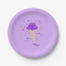 Search for ice cream paper plates Purple