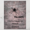 Search for halloween flyers Spider