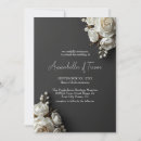 Search for charcoal wedding invitations Dark grey
