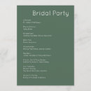 Search for retro wedding programs Mid century modern