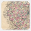 Search for new jersey map stickers Lithographed