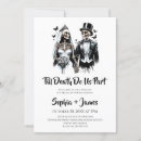 Search for spooky bridal shower invitations Dark
