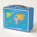 Search for world map food storage Blue