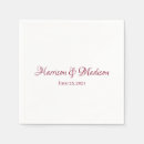 Search for burgundy wedding napkins Date