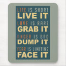 Search for fearfulness mousepads Quote