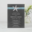 Search for starfish rehearsal dinner invitations Rustic