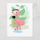 Search for cartoon flamingo postcards Florida