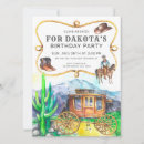 Search for western party invitations Cowboy