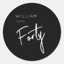 Search for 40th birthday men stickers Modern