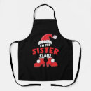 Search for funny sister aprons Christmass
