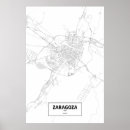 Search for black and white spain posters Map